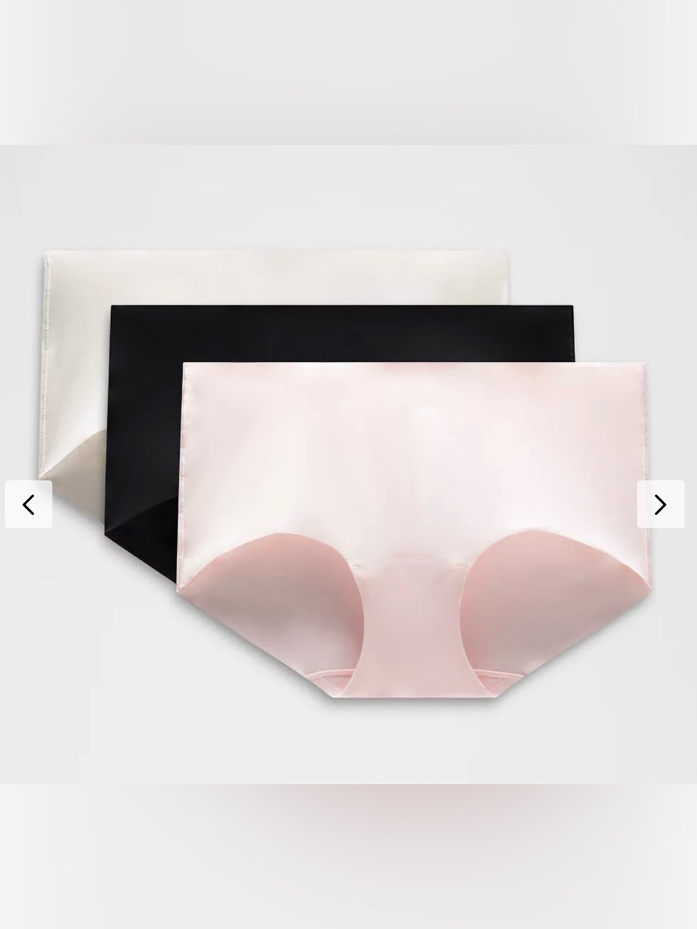 Lululemon InvisiWear Mid-Rise Boyshort Underwear 3 Pack Size Small NWT